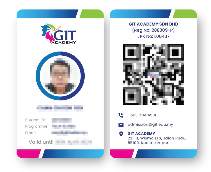 GIT Academy Student ID card 2023